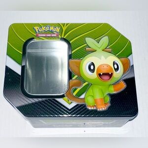 Pokémon Galar Partner Tin Inteleon V Toy - Grookey EMPTY NO PACKS OR CARDS
